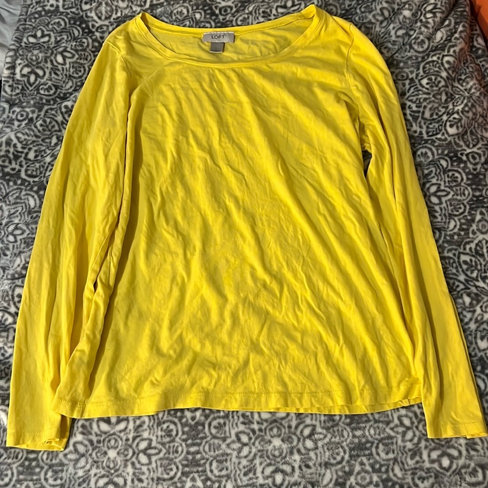 Loft Long sleeve shirt (yellow)